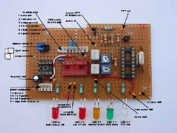 board layout and connections for gps tracker